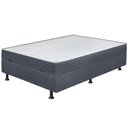 Ver imagem 2 de Cama Box Casal Conjugada c/ Baú 138x188 Udine Cinza