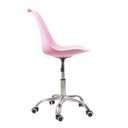 Ver imagem 5 de Cadeira Office com Rodizio Giratória Saarinen - Rosa + E-book