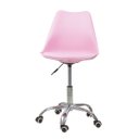 Ver imagem 4 de Cadeira Office com Rodizio Giratória Saarinen - Rosa + E-book