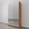 Guarda Roupas Modulado com Espelho 3 Portas com Cabideiro Hera CabeCasa MadeiraOriginals - 12