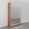 Guarda Roupas Modulado com Espelho 3 Portas com Cabideiro Hera CabeCasa MadeiraOriginals - 10