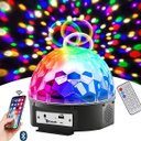 Ver imagem 2 de Globo de Luz Led Bola Maluca Rgb Bluetooth com Usb e Mp3