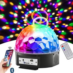 Globo de Luz Led Bola Maluca Rgb Bluetooth com Usb e Mp3 - 2
