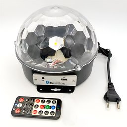 Globo de Luz Led Bola Maluca Rgb Bluetooth com Usb e Mp3 - 3