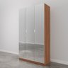 Guarda Roupas Modulado com Espelho 3 Portas com Cabideiro Hera CabeCasa MadeiraOriginals - 12