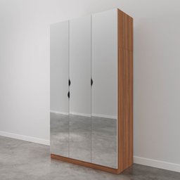 Guarda Roupas Modulado com Espelho 3 Portas com Cabideiro Hera CabeCasa MadeiraMadeira - 12