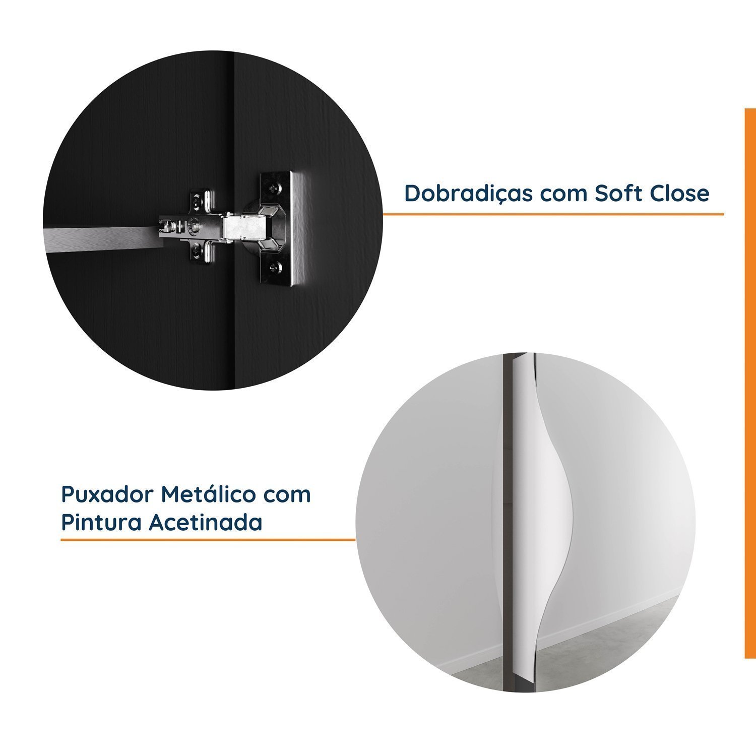 Guarda Roupas Modulado com Espelho 3 Portas com Cabideiro Hera Cabecasa Madeiramadeira - 5