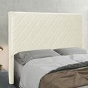 Ver imagem 2 de Cabeceira Cama Box Casal 140 Cm Dubai Linho Natural S04 - D'Rossi