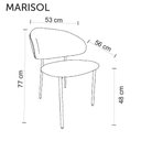 Ver imagem 2 de Kit 4 Cadeiras Jantar Estofada Gourmet Marisol Rivatti