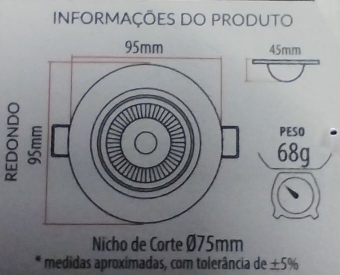 Spot Inteligente Redondo Avant Neo Wi-fi - 5w - 7