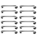 Ver imagem 1 de Alça de Apoio Barra Inox 30cm Kit 12 Unidades Acessibilidade Idoso Cadeirante Deficiente Banheiro Bo