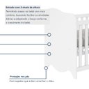 Ver imagem 4 de Berço Mini Cama 132,4x72,5 100% MDF Nuvem Branco