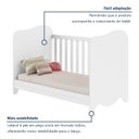 Ver imagem 5 de Berço Mini Cama 132,4x72,5 100% MDF Nuvem Branco