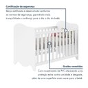 Ver imagem 7 de Berço Mini Cama 132,4x72,5 100% MDF Nuvem Branco
