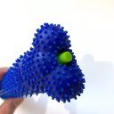 Ver mais imagens de Brinquedo 3x1 Mordedor Osso Massageador Gengiva Removedor Tártaros Escova de Dente para Cachorro Cão