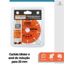 Ver imagem 4 de Disco de Corte Segmentado 125mm Multiuso Furo 22mm Diamantado para Aço Inox, Metal, Cerâmica