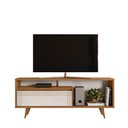 Ver imagem 5 de Rack para TV Sala de Estar Ate 60 Polegadas Freijo Trend/Off White - Notavel