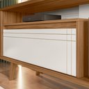 Ver imagem 4 de Rack para TV Sala de Estar Ate 60 Polegadas Freijo Trend/Off White - Notavel