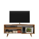 Ver imagem 7 de Rack para TV Sala de Estar Ate 60 Polegadas Freijo Trend/Off White - Notavel