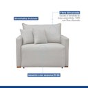 Ver imagem 6 de Poltrona Retrátil e Reclinável 110cm Júlia Linho 