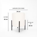 Ver imagem 3 de Kit 02 Puff Siena Decorativo Redondo Puffe Sala Quarto