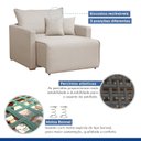 Ver imagem 5 de Poltrona Retrátil e Reclinável 110cm Júlia Linho