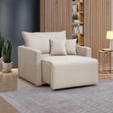 Ver imagem 1 de Poltrona Retrátil e Reclinável 110cm Júlia Linho