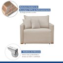 Ver imagem 4 de Poltrona Retrátil e Reclinável 110cm Júlia Linho