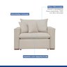 Poltrona Retrátil 100cm Barcelona Veludo   - 2