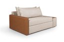 Ver imagem 1 de Sofá Cama Retrátil Panamá Casal Chenile Luxo Creme