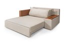 Ver imagem 5 de Sofá Cama Retrátil Panamá Casal Chenile Luxo Creme