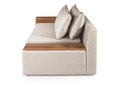Ver imagem 4 de Sofá Cama Retrátil Panamá Casal Chenile Luxo Creme