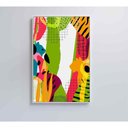 Ver imagem 1 de Quadro Pintura Aquarela Tropical 1 60x40 Cm Vidro Impresso