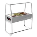 Ver imagem 2 de Buffet térmico Saro 6 cubas com tampa Inox 127V BF611