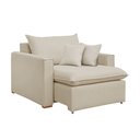 Ver imagem 6 de Poltrona Retrátil 100cm Barcelona Linho