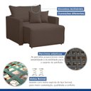 Ver imagem 5 de Poltrona Retrátil e Reclinável 110cm Júlia Veludo