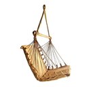 Ver imagem 2 de Cadeira de Balanço Suspensa Rede de Teto Varias Cores: Caramelo