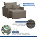 Ver imagem 5 de Poltrona Retrátil e Reclinável 110cm Júlia Veludo  