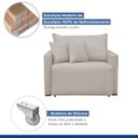 Ver imagem 4 de Poltrona Retrátil e Reclinável 110cm Júlia Veludo