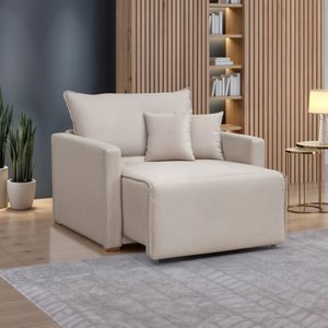 Poltrona Retrátil e Reclinável 110cm Júlia Veludo  