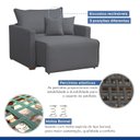 Ver imagem 5 de Poltrona Retrátil e Reclinável 110cm Júlia Veludo