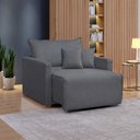 Ver imagem 1 de Poltrona Retrátil e Reclinável 110cm Júlia Veludo