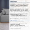 Sofá Cama Retrátil e Reclinável 200cm Júlia Linho  - 12