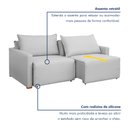 Ver imagem 4 de Sofá Cama Retrátil e Reclinável 200cm Júlia Linho