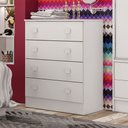Ver imagem 1 de Cômoda Infantil em Mdp 15mm 4 Gavetas Percasa