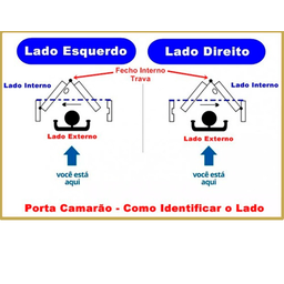 Porta Camarão Lambril Branco com Vidro 210x60 Lado Direito - 5