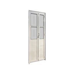 Porta Camarão Lambril com Vidro Direita 210x60 - 2 Porta Camarão Lambril com Vidro Direita 210x60 - 2