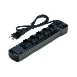 Filtro de Linha 5 Tomadas Régua 10a Bivolt Preto