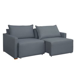 Sofá Cama Retrátil e Reclinável 220cm Júlia Veludo  - 14