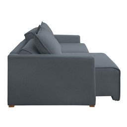 Sofá Cama Retrátil e Reclinável 220cm Júlia Veludo  - 12